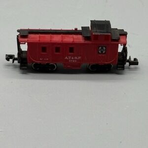 Vintage Bachmann N Scale Santa Fe AT&SF 3792 Red Caboose Model Train Car